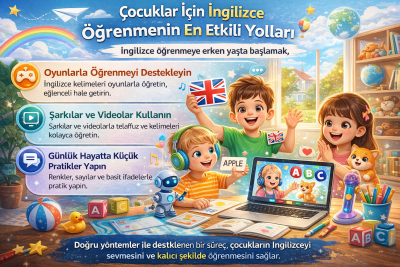 Çocuklar İçin İngilizce Öğrenmenin En Etkili Yolları